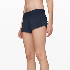 Lululemon LIMITED EDITION navy Speed up short 2.5"